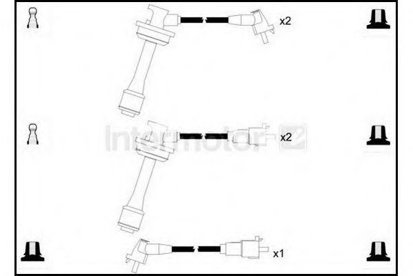 Комплект проводов зажигания STANDARD 73597