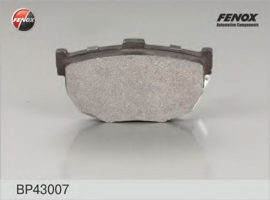 Комплект тормозных колодок, дисковый тормоз FENOX BP43007