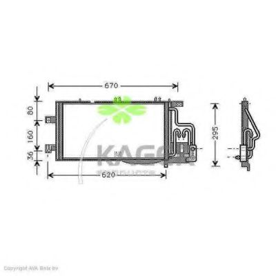 Конденсатор, кондиционер KAGER 94-5266