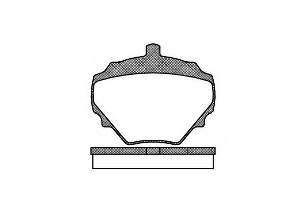 Комплект тормозных колодок, дисковый тормоз KAWE 0052 10