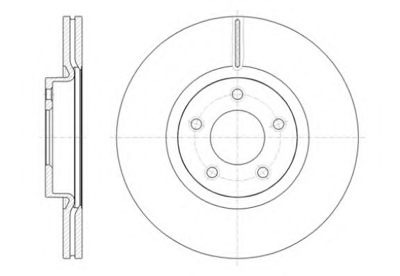 Тормозной диск KAWE 61403 10