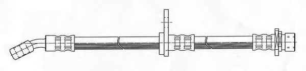 Тормозной шланг KAWE 511450
