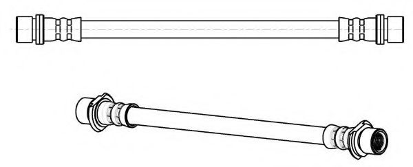 Тормозной шланг KAWE 512730