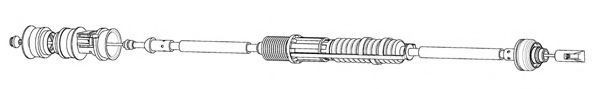 Трос, управление сцеплением KAWE PU01139