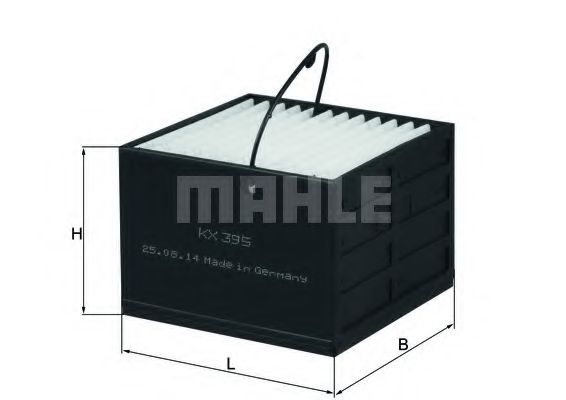 Топливный фильтр MAHLE ORIGINAL KX 395