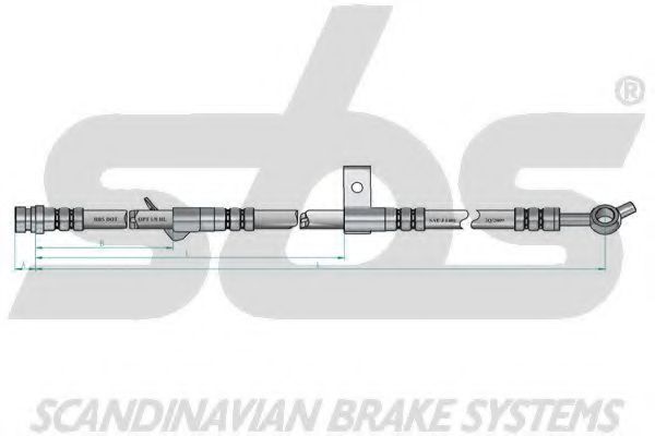 Тормозной шланг sbs 1330853510