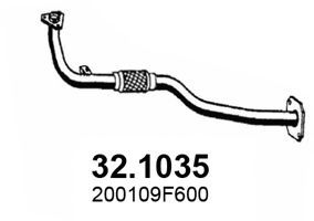 Труба выхлопного газа ASSO 32.1035