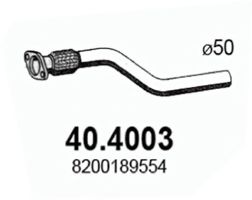 Труба выхлопного газа ASSO 40.4003