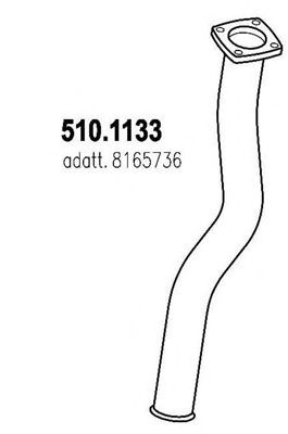 Труба выхлопного газа ASSO 510.1133