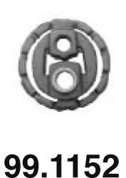 Кронштейн, система выпуска ОГ ASSO 99.1152