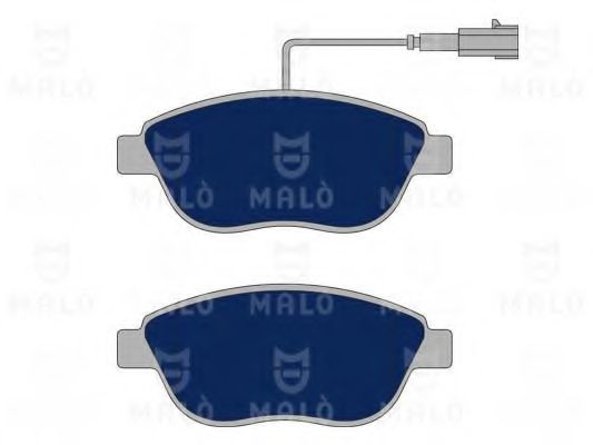 Комплект тормозных колодок, дисковый тормоз MALÒ 1050068