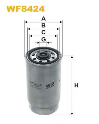 Топливный фильтр WIX FILTERS WF8424