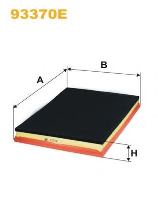 Воздушный фильтр WIX FILTERS 93370E