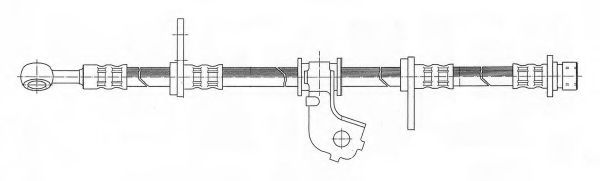 Тормозной шланг CEF 511445