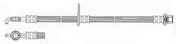 Тормозной шланг CEF 512309