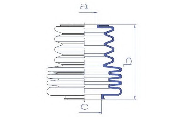 Пыльник, рулевое управление DA SILVA K5002