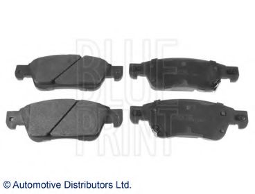 Комплект тормозных колодок, дисковый тормоз BLUE PRINT ADN142164