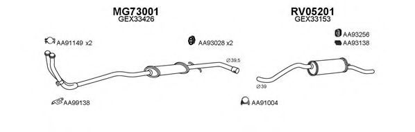 Система выпуска ОГ VENEPORTE 060001