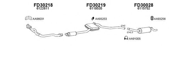 Система выпуска ОГ VENEPORTE 300125