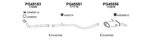 Система выпуска ОГ VENEPORTE 450348