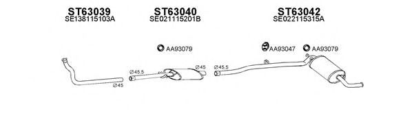 Система выпуска ОГ VENEPORTE 630122
