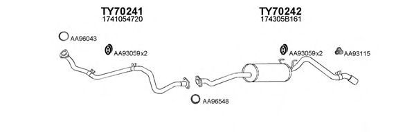 Система выпуска ОГ VENEPORTE 800207
