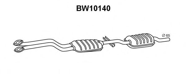 Предглушитель выхлопных газов VENEPORTE BW10140