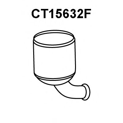 Сажевый / частичный фильтр, система выхлопа ОГ VENEPORTE CT15632F