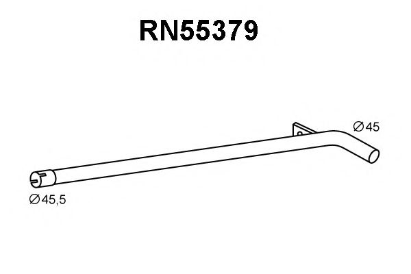 Труба выхлопного газа VENEPORTE RN55379