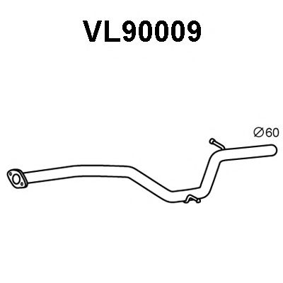 Труба выхлопного газа VENEPORTE VL90009