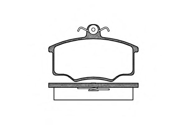 Комплект тормозных колодок, дисковый тормоз WOKING P1463.00