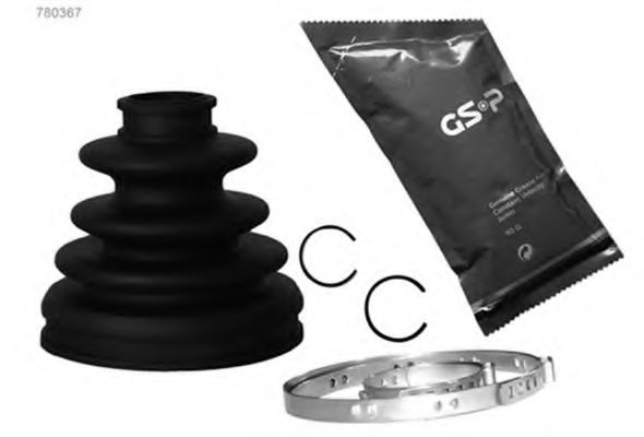 Монтажный комплект, сильфон приводного вала GSP 780367