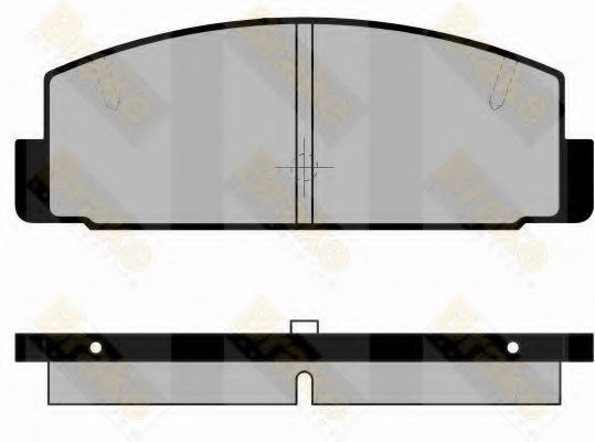 Комплект тормозных колодок, дисковый тормоз Brake ENGINEERING PA1428