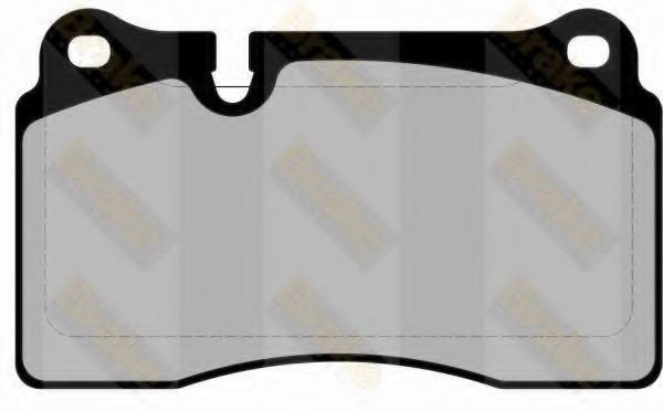 Комплект тормозных колодок, дисковый тормоз Brake ENGINEERING PA1759