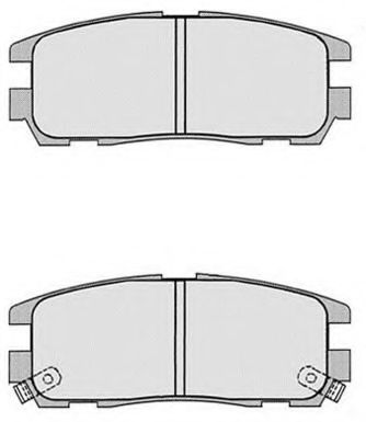 Комплект тормозных колодок, дисковый тормоз RAICAM RA.0601.0