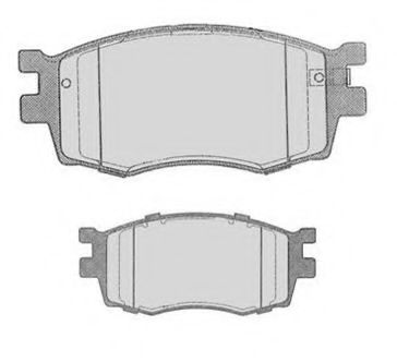 Комплект тормозных колодок, дисковый тормоз RAICAM RA.0974.0
