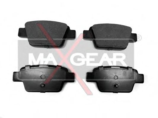 Комплект тормозных колодок, дисковый тормоз MAXGEAR 19-0442
