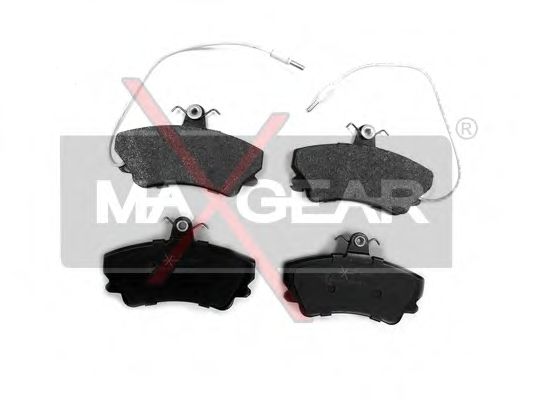 Комплект тормозных колодок, дисковый тормоз MAXGEAR 19-0487