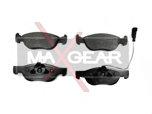 Комплект тормозных колодок, дисковый тормоз MAXGEAR 19-0655