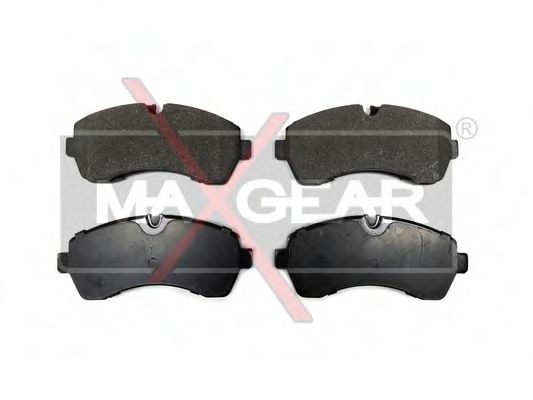 Комплект тормозных колодок, дисковый тормоз MAXGEAR 19-0675