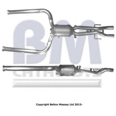 Сажевый / частичный фильтр, система выхлопа ОГ BM CATALYSTS BM11055