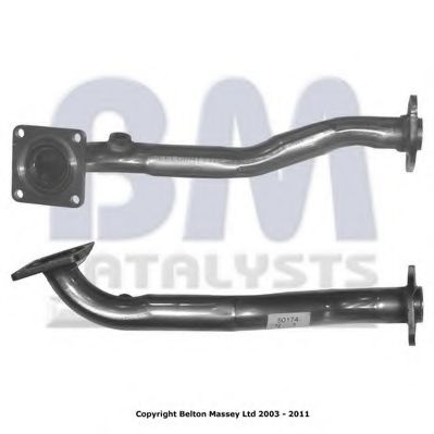 Труба выхлопного газа BM CATALYSTS BM50174