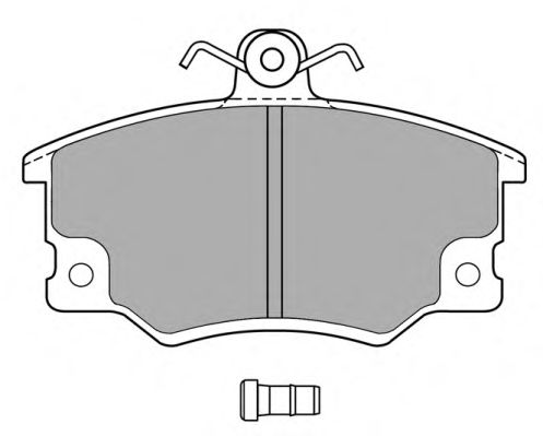 Комплект тормозных колодок, дисковый тормоз FREMAX FBP-0476