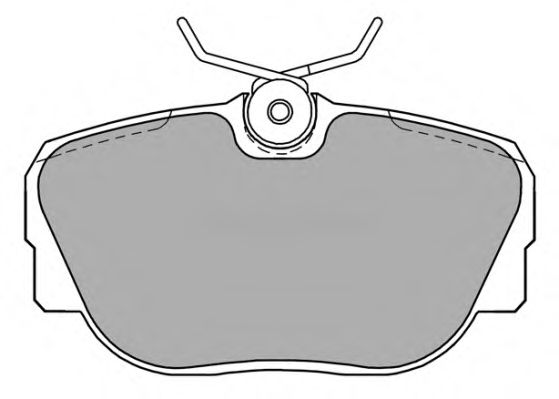 Комплект тормозных колодок, дисковый тормоз FREMAX FBP-0728