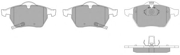 Комплект тормозных колодок, дисковый тормоз FREMAX FBP-0998-01