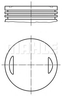 Поршень PERFECT CIRCLE 56 01738 0