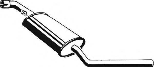 Средний глушитель выхлопных газов ASMET 04062