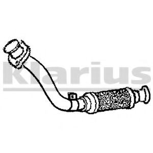 Труба выхлопного газа KLARIUS 110116