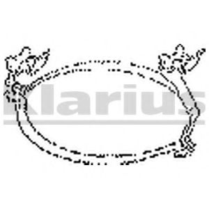 Кронштейн, система выпуска ОГ KLARIUS 430100