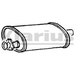 Средний глушитель выхлопных газов WALKER 17915